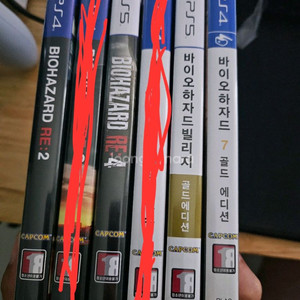 ps4/ps5 바이오하자드 re 2 4 7 8 팝니다.