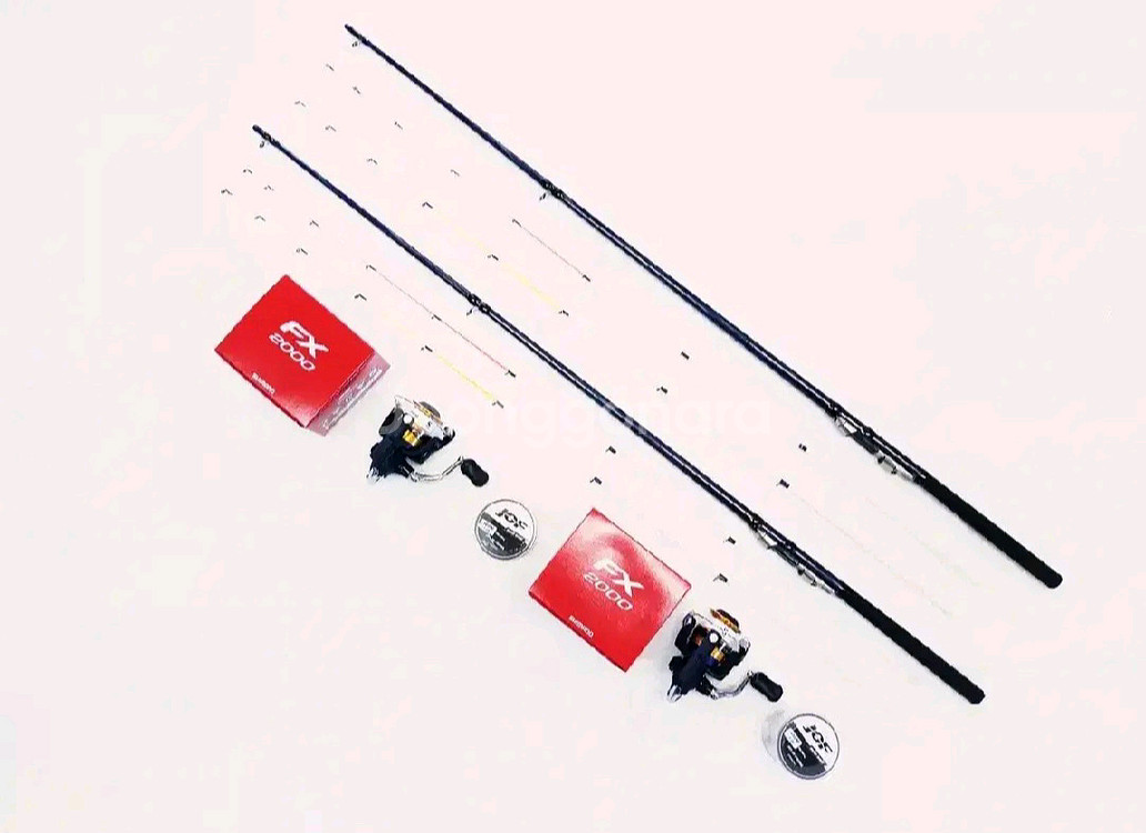 갈치.풀치.한치.화살촉,볼락.호래기낚시대2대+시마노릴--0