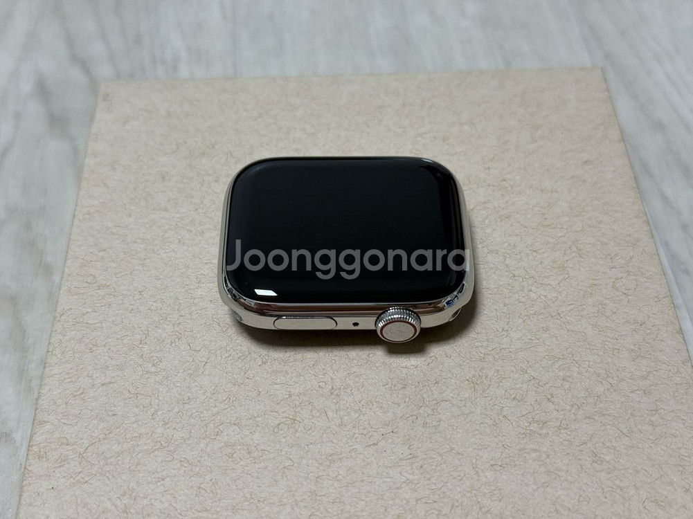 (배터리100) 애플워치7 에르메스 45mm 실버--2