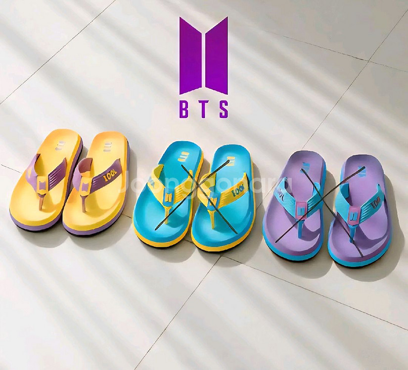 BTS 공식라이선스 남여공용 IDOL쪼리 250 미개봉--0