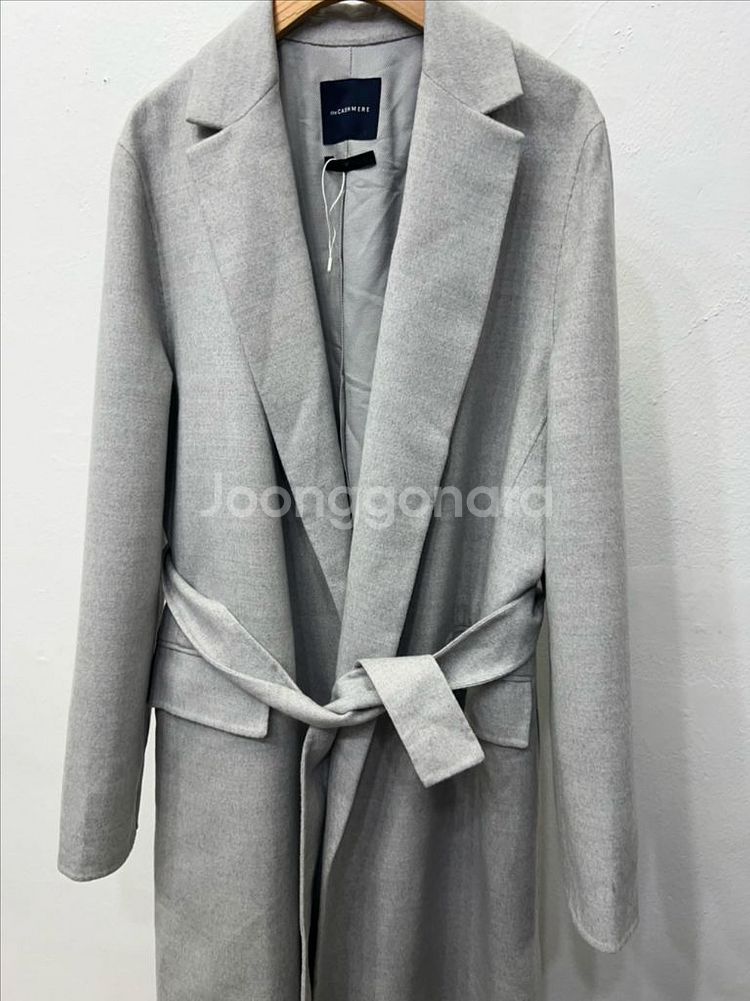 정품) 더캐시미어 한섬 로로피아나원단 코트자켓--2