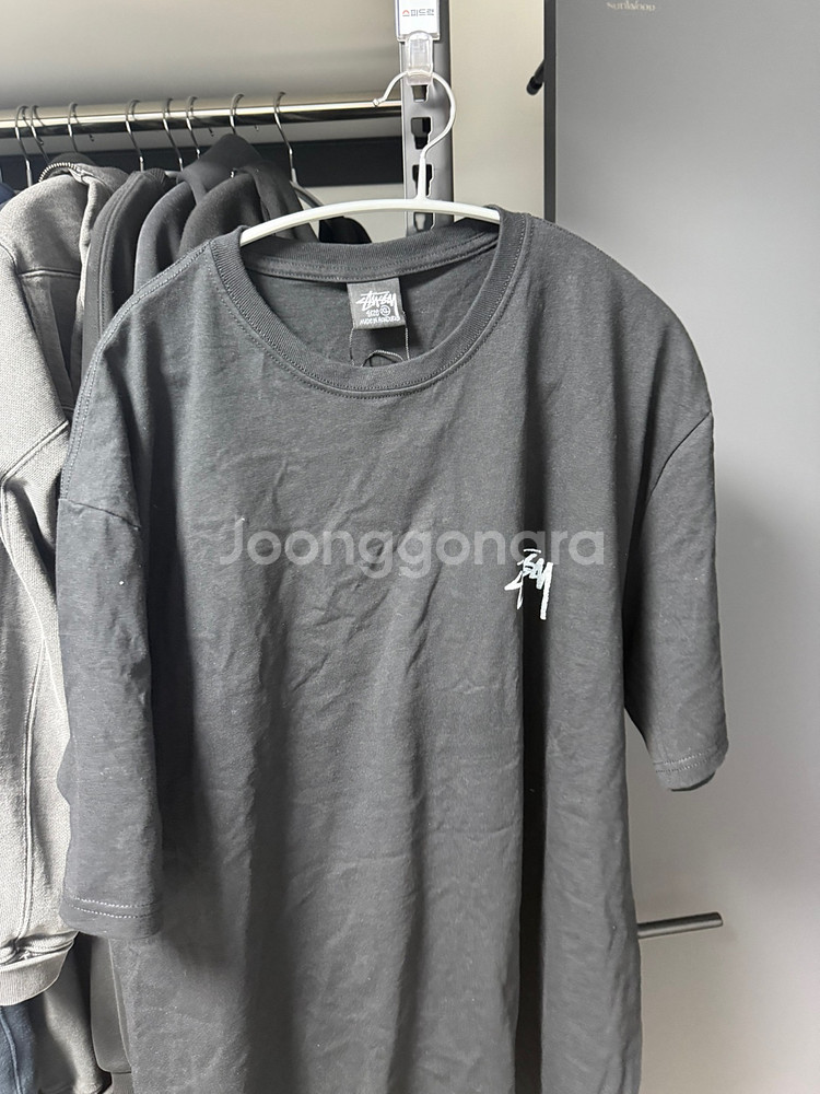 스투시 체리 반팔티 블랙 L XL 팝니다--1
