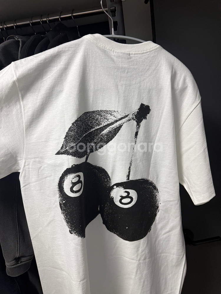 스투시 체리 반팔티 블랙 L XL 팝니다--4