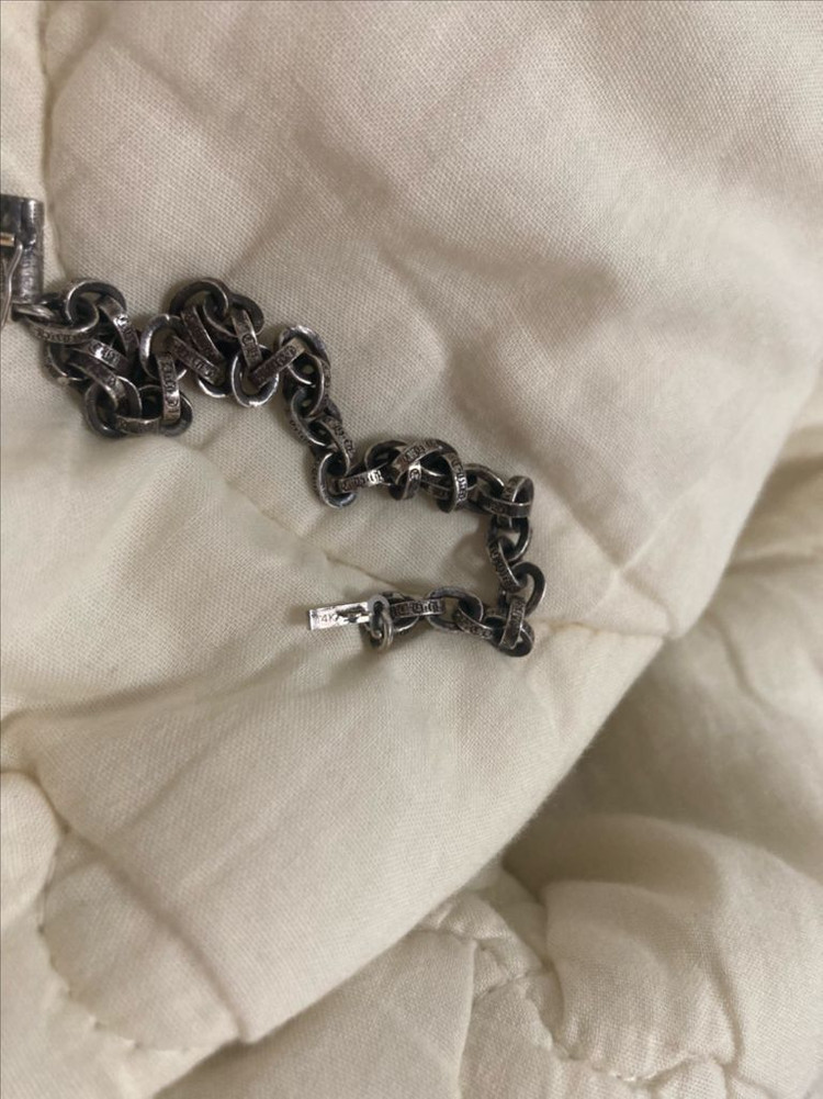 크롬하츠 페이퍼팔찌 7인치--4