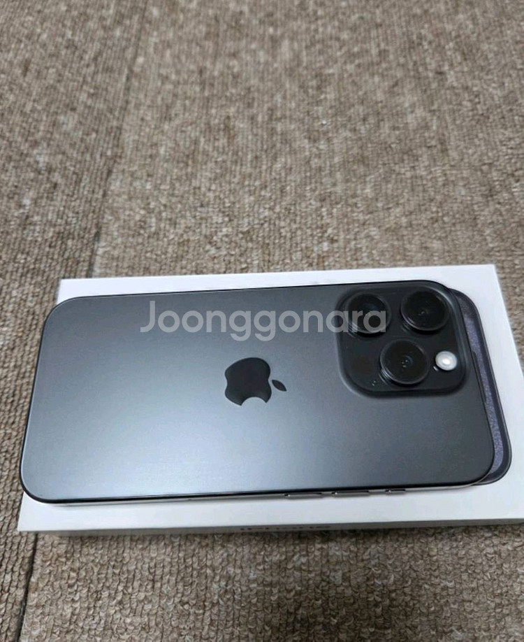 아이폰 15 Pro 블랙티타늄 128gb--0
