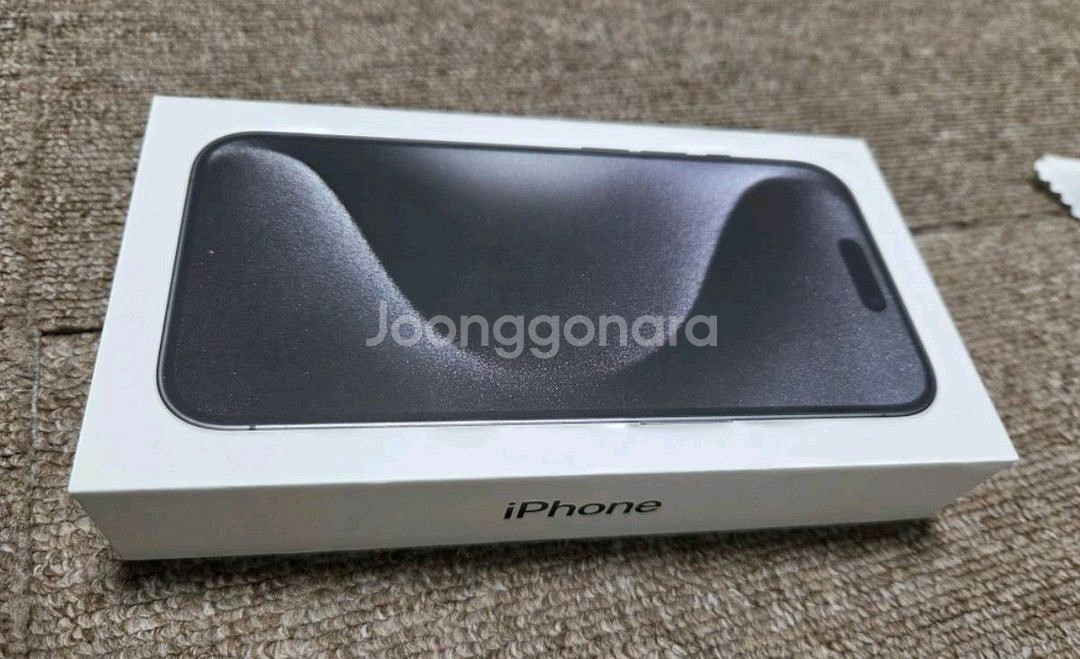 아이폰 15 Pro 블랙티타늄 128gb--6