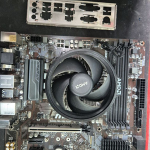 라이젠5 2400G + MSI B450M 판매합니다