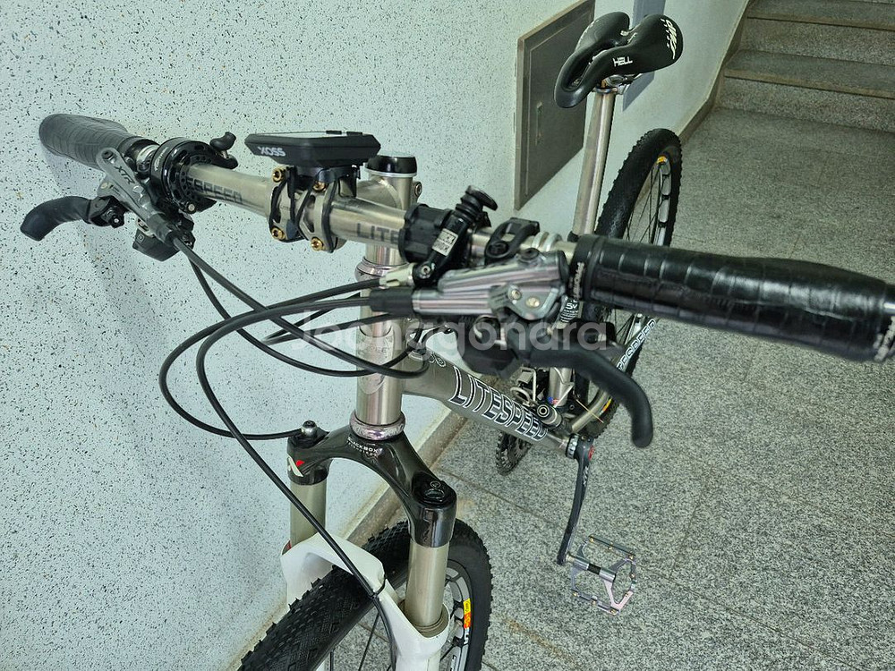 라이트스피드 피스카 티타늄 MTB 지전거--1