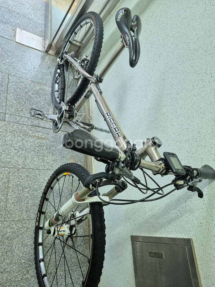 라이트스피드 피스카 티타늄 MTB 지전거--8