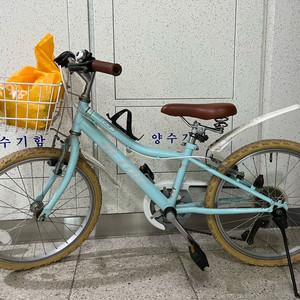 18인치 아동용 자전거(보조바퀴포함)