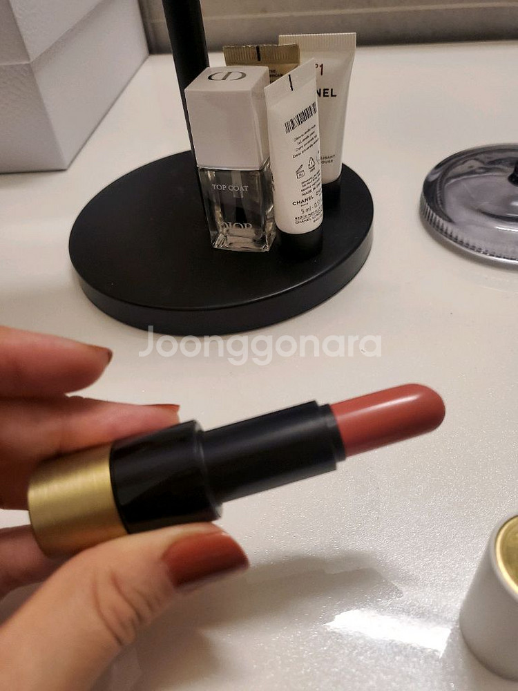 에르메스 새틴 립스틱 18 루즈 앙상 택포--3