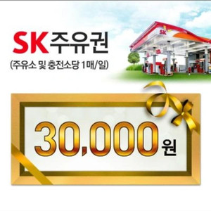 sk 모바일주유권 3만원권