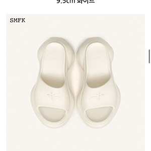 smfk 슬리퍼 플랫폼 9.5cm 37 화이트(프리지아 착용)