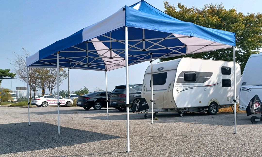 (미개봉) 캐노피 천막 대형 그늘막 자바라 3x6--9