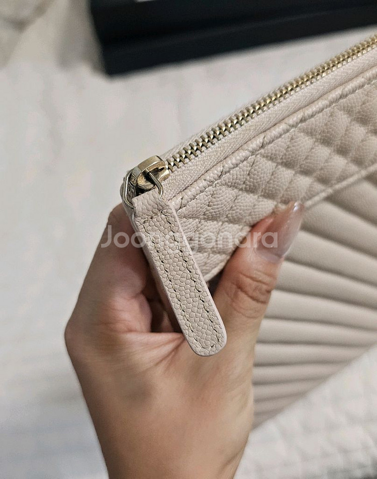 샤넬 클러치 라지 캐비어 리미티드 에디션--4