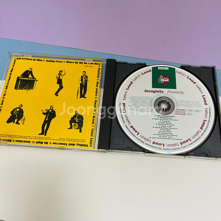 [중고음반/CD] 재즈앨범 인코그니토 Positivit--6