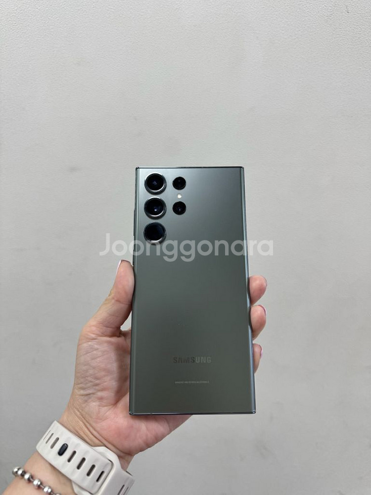 (부산중고폰)갤럭시s23울트라 그린 512기가 판매해요--1