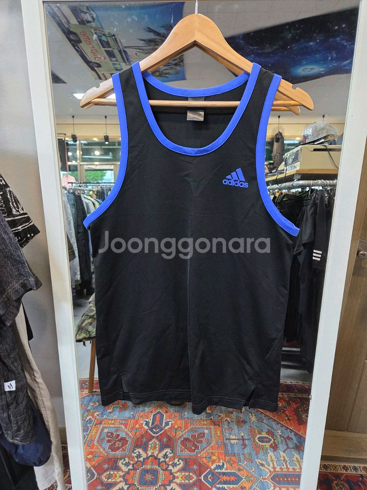 아디다스 스포츠 탱크 민소매나시 L xl--0