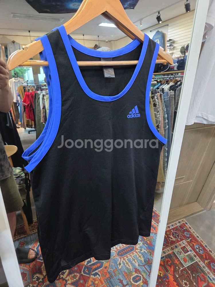 아디다스 스포츠 탱크 민소매나시 L xl--4