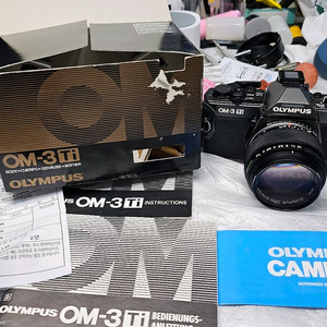 올림푸스 OM3-TI 즈이코 50MM 1.2 렌즈