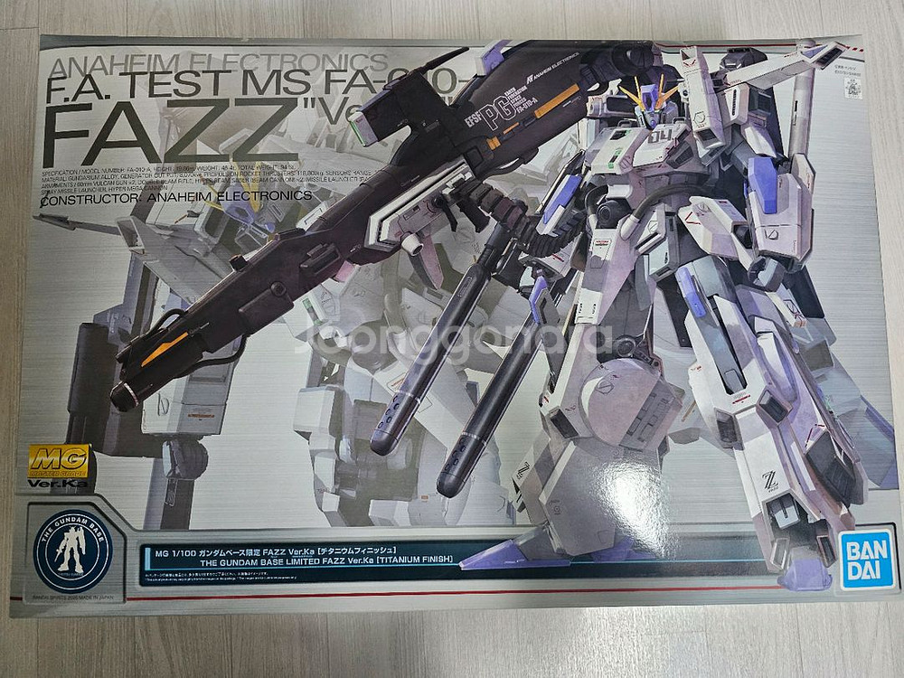 mg fazz 티타늄피니쉬 건담 건프라--0