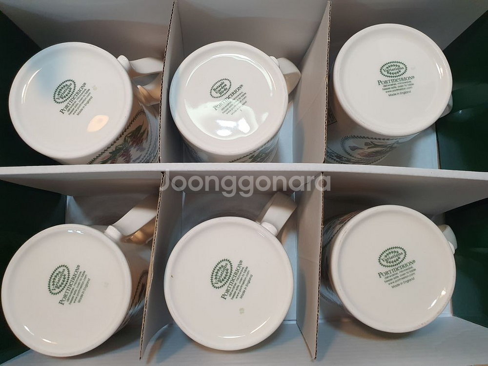 영국 뉴베리에이션BF일자 머그잔0.26L 6개(새상품--2