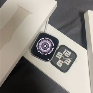 배터리성능92%) 애플워치 se2 44mm 실버