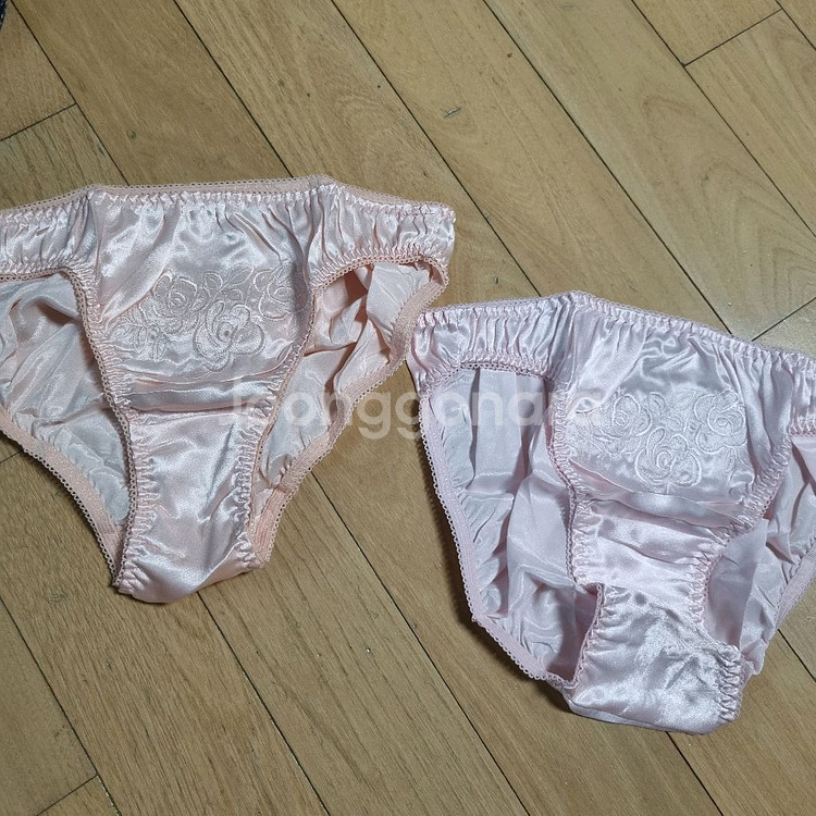 일제 실크 100% 여성팬티 2장일괄--0