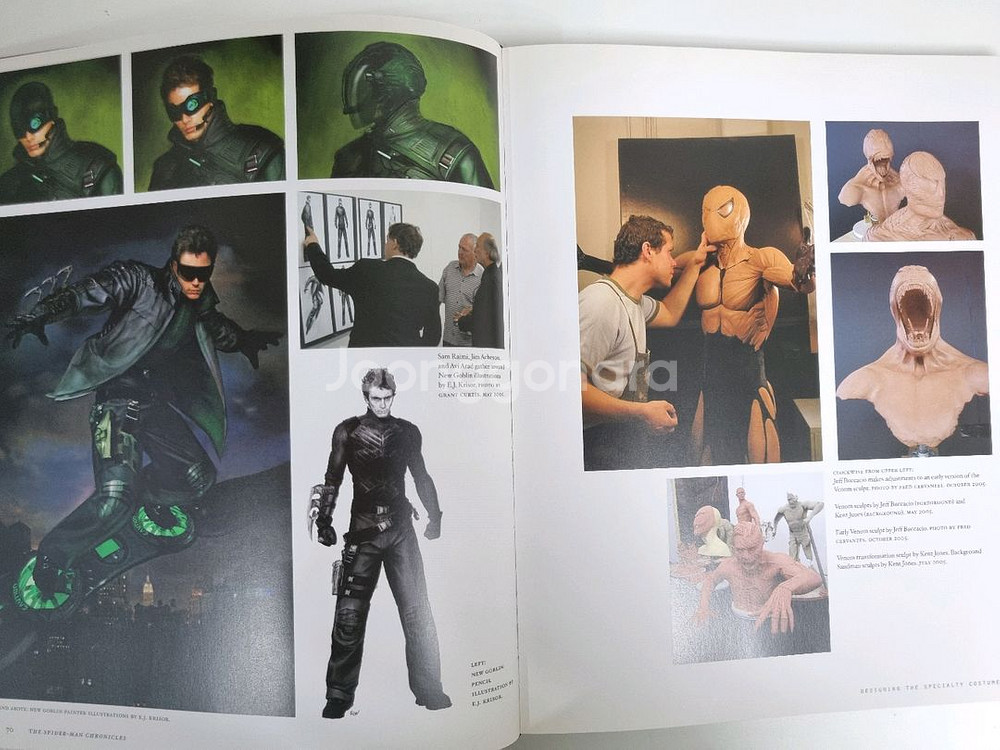 스파이더맨3 크로니클 메이킹 아트북--7