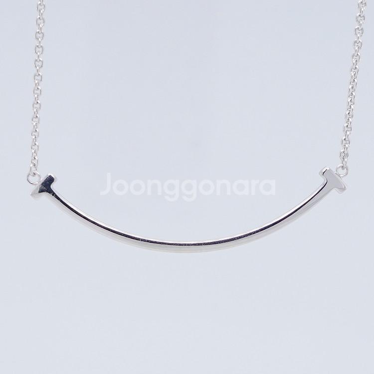 티스마일 실버 925 티파니앤코 펜던트 목걸이 2.4g--0