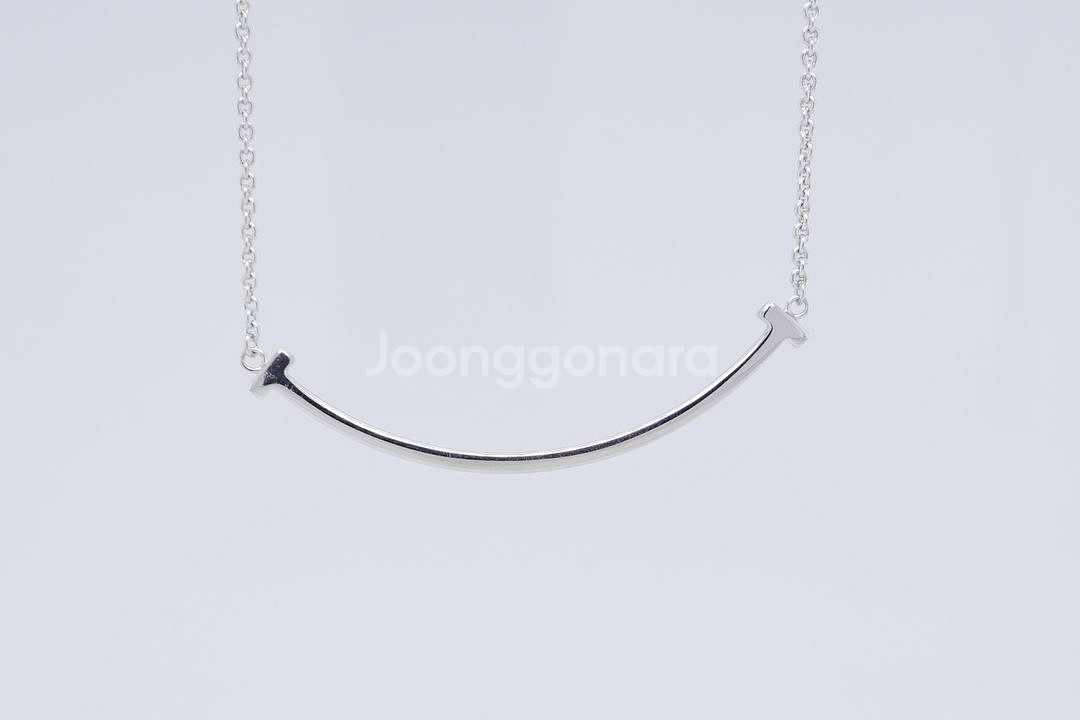 티스마일 실버 925 티파니앤코 펜던트 목걸이 2.4g--1