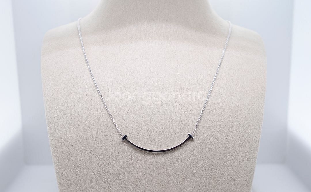 티스마일 실버 925 티파니앤코 펜던트 목걸이 2.4g--3