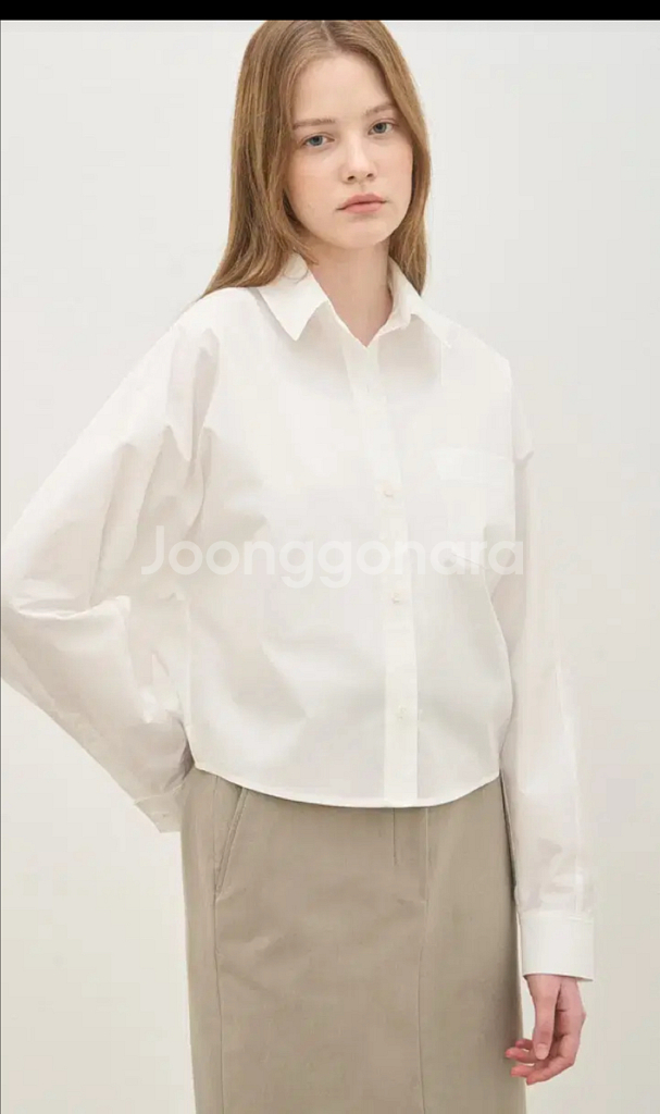 2023년.케시미어 화이트 셔츠--1