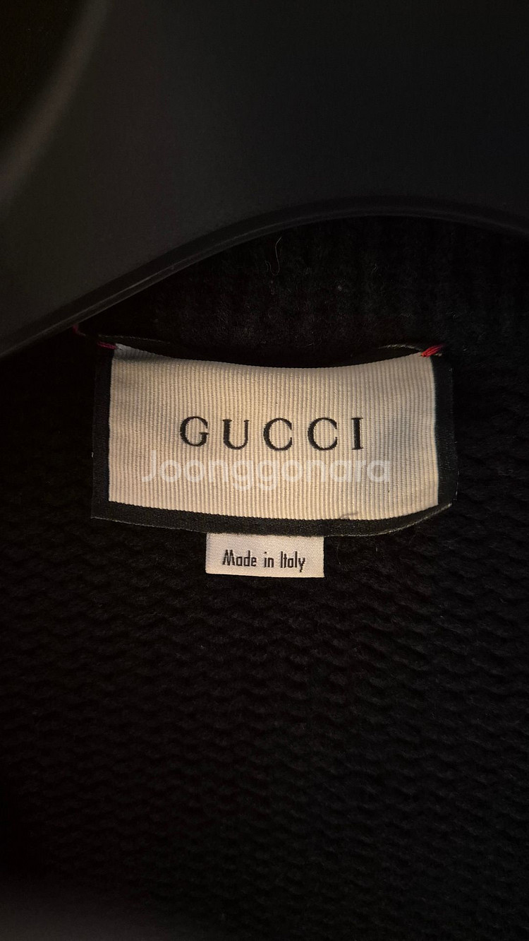 [정품 Gucci] 오버사이즈 니트 가디건 블랙--5
