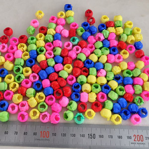 미니 둥근똑딱핀 5색 10미리 200개 일괄