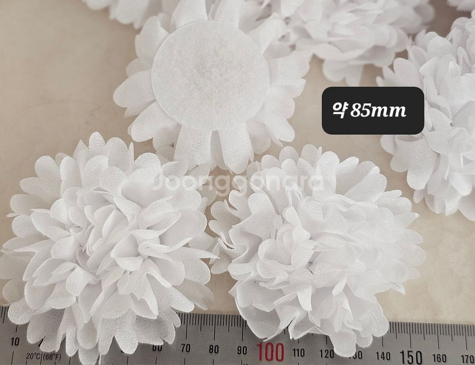 코사지 화이트 58개 일괄--1