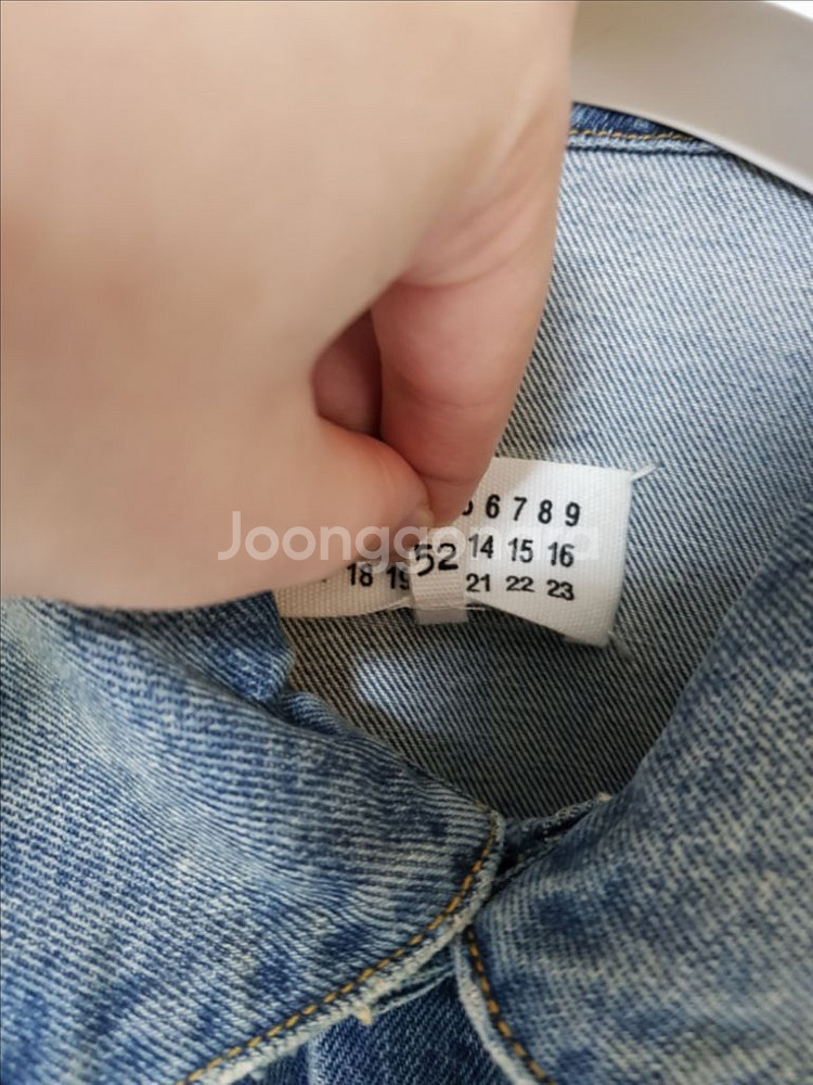 마르지엘라 시그니처 스티치 데님 자켓--5