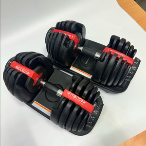 다이얼 무게조절 덤벨 세트 24kg 아령 바벨 2개