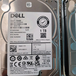 DELL 서버 HDD SAS 1TB 신제품 입니다