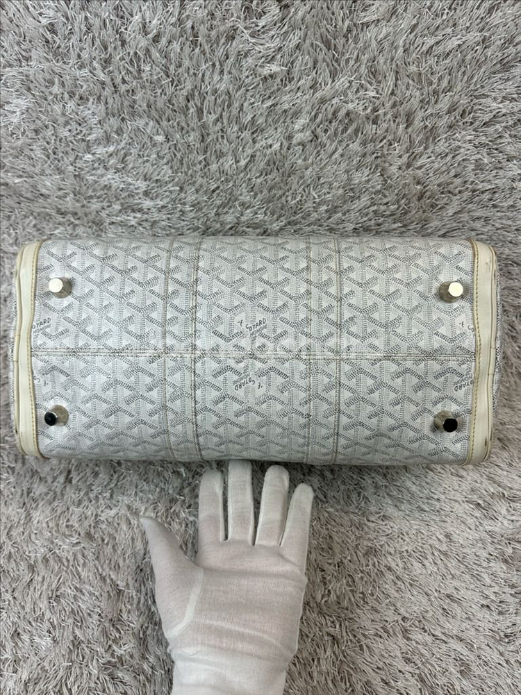 [40] 정품 고야드 크로아지에르 보스턴백 화이트--3