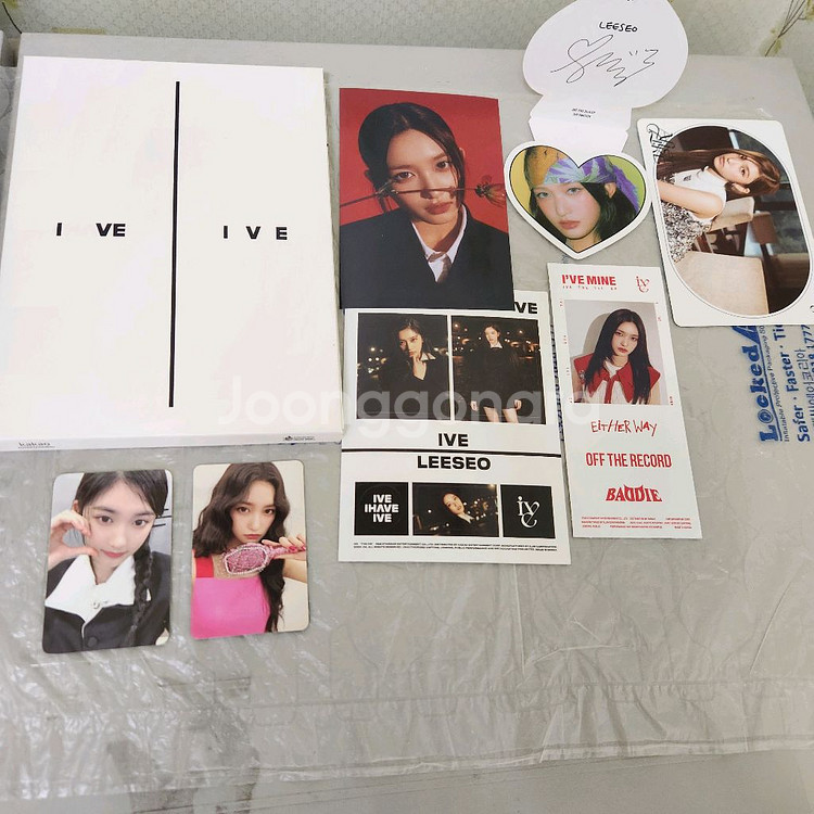 아이브 마인IAM이서앨범케포타미공포포카엽서스티커급처양도--0