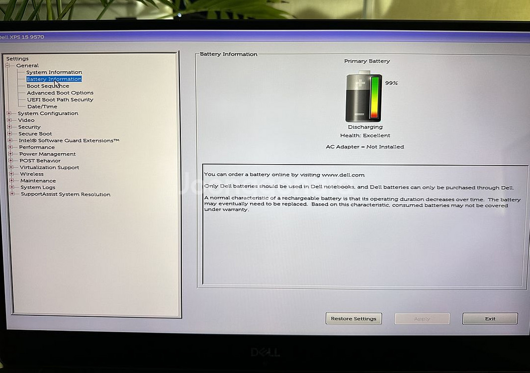노트북 XPS 9570 /i9/32GB/2T SSD--3