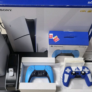 PS5 슬림디스크팝니다(듀얼센스2개/용품들)대구직거래