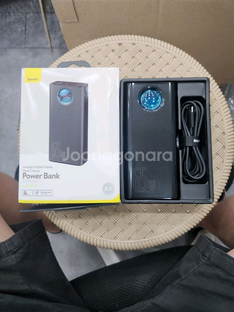 베이시어스 대용량 30000mAh 65W 보조배터리 P--0