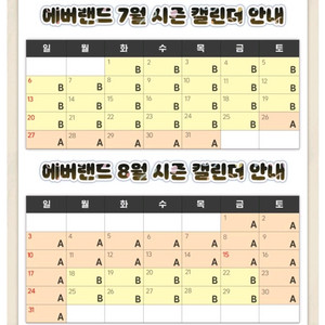 에버랜드 종일권