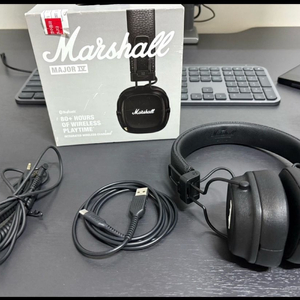 마샬 메이저 4 Major 4 블랙 헤드폰