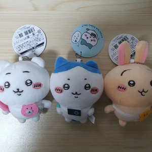 (새제품) 먼작귀 치이카와 하치와레 우사기 인형키링