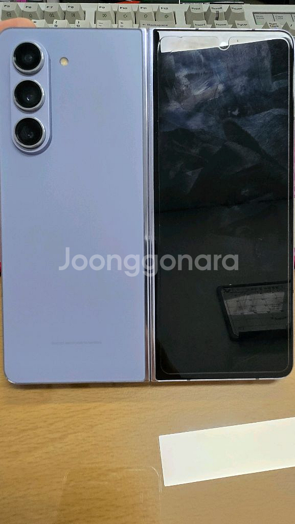 갤럭시폴드 5 아이스블루(256기가) 팝니다.--0