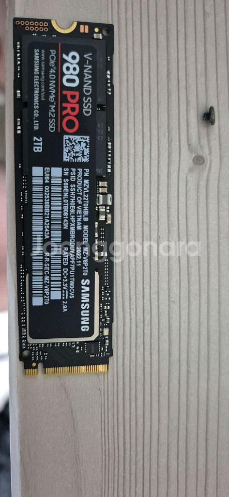삼성 980 PRO 2TB SSD--0