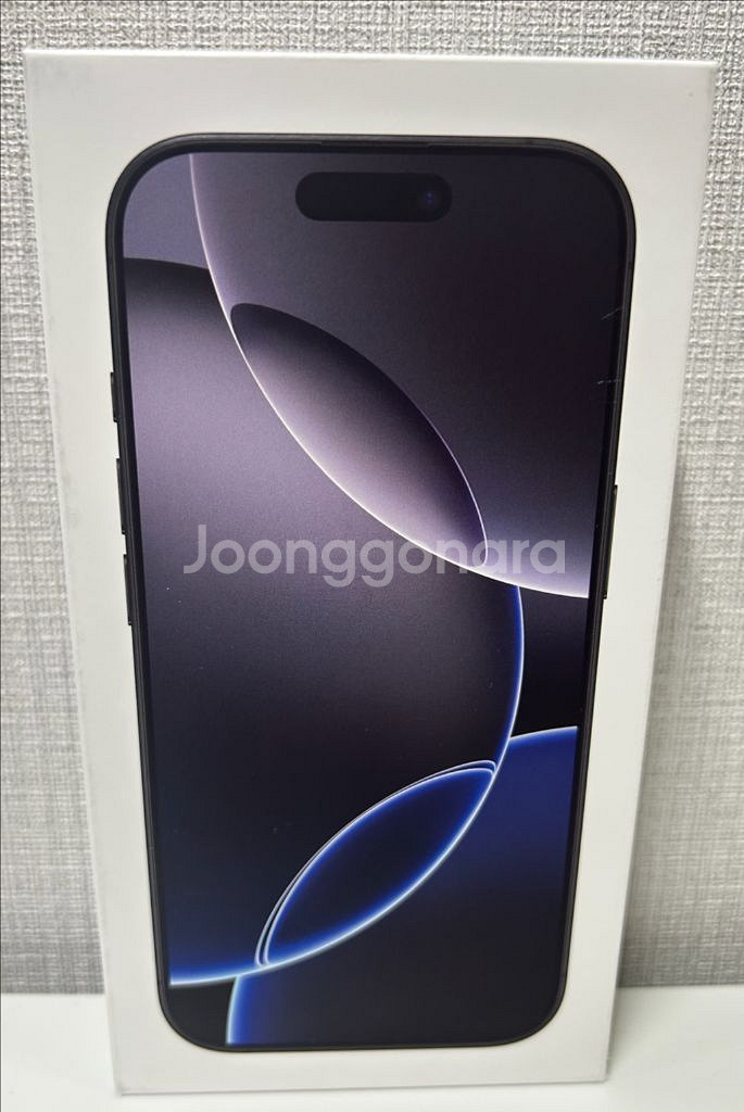아이폰16프로 블랙128GB 미개봉 자급제(전남광주)--0